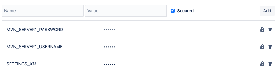 Configuring the maven settings.xml in the Bitbucket pipeline